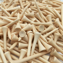 Environmental protection ball nails for bulk golf golf game kick-off raw wooden tee ball ladder ball seat supplies