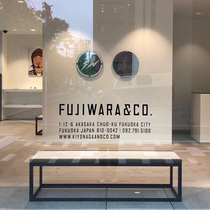 Fujiwara Hiroshi mirror Fukuoka opened limited lightning creative background wall hanging mirror soft decoration set of two