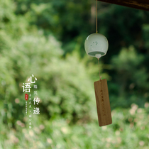  Japanese-style home style cherry blossom wind chimes hanging garden decorations Handmade creative exquisite girls  day gifts