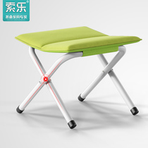 Sole portable folding stool thickened chair fishing Mazar adult outdoor train small bench for shoes stool