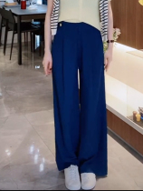 Great Honghong VEE2022Karida Xia new brief about 100 hitch-feeling wide-legged pants with high waist temperament suit long pants