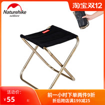 NH Hustler folding fishing stool fishing stool portable outdoor picnic camping small stool small dwarf small stool small horse cloth art