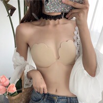 One piece of silicone Chest Patch Female Harness with Poly Upper Toss Small Chest Anti Slip Thickened Invisible Milk Sticking Anti-Bump Bra