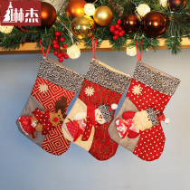 Linje Christmas Tree Decorations Christmas Socks Gift Bags Santa Socks Christmas Candy Gift Wrapping Bags