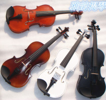 Special price all wood polished piano beginner adult children White black jujube matte violin