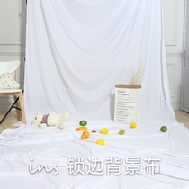  ins pure white background cloth photography wall hanging pendulum shooting cloth shaking anchor props Children Taobao photo white cloth