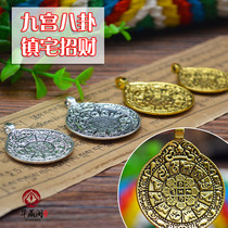 Wenshu Jiugong Gossip Bronze Alloy Zodiac Zodiac Zodiac Buddha Card Pendant Chain Sub Accessories Tibet Ping An Che hung