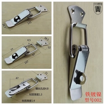 Look out for 002 boxes Buckle Bags DUCKBILL BUCKLE SPRING BUCKLE WOODEN BOX CATCH WOODEN CASE BUCKLE IRON PLATED NICKEL
