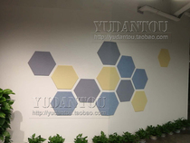 Hexagonal polyester fiber sound-absorbing board Recording studio KTV meeting room sound insulation and environmental protection wall decoration materials