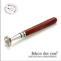 8deco new torpedo series concave spoon hollow flower grinding type anti-flameout pipe press Rod Rosewood