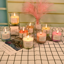 Aromatherapy glass candle Fragrance Candle Romantic Aromatherapy Candle Smoke-free hotel Candle Soy wax Exquisite gift
