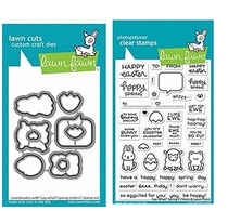 Lawn Fawn imported seal stamp cutting board knife Mold said LF2228 LF2229