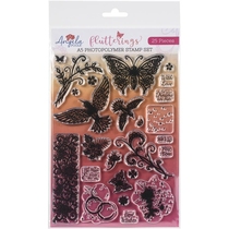 Angela Poole imported transparent stamp seal butterfly bird 440059
