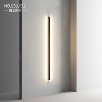 Minimalist wall lamp bedroom living room background wall corner atmosphere lamp Nordic led study bed wall lamp free wiring