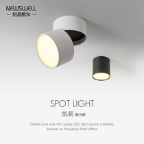 Newell surface mounted spotlights Free opening ceiling downlights Folding without main lights Living room small spotlights led ceiling lights