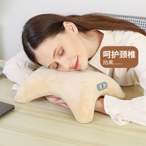 Cervical spine massager neck and shoulder waist back multifunctional massage pillows heating electric massage cushion on-board home dual-use