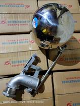 Jinke advanced stainless steel float valve with liquid level adjustment 90 degree curved double lever float valve water tank oil tank switch