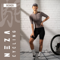 NEZA Moose Weiwei Women in spring and summer Ctrip with comfortable mid-thick short sleeve riding road car
