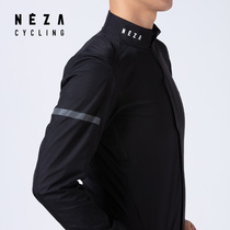 NEZA Ryu Qiu autumn and winter mens wind and rain riding jacket 0-15 degrees full pressure rubber wind and rain