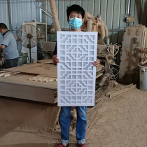 Porch board hollow lattice ceiling partition PVC living room decoration aisle board background wall carved board screen