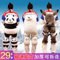 Ski Buttocks Cushion Ice Skating Ass Cushion Small Mullet Wheel Slide Protector Equipped Kneecap Child Anti-Fall Adult Female Suit