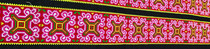 Popular embroidery ethnic accessories high imitation hand-made old embroidery Miao pickled wool lace width 8 5cm