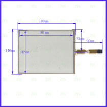 TPM90018 four-wire resistive touch handwritten external screen glass 8 4 inch 9 inch 188 * 146mm