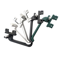 Thickened old-fashioned aluminum alloy window handle 38 color aluminum handle lock sliding window inside and outside the door 7-shaped handle