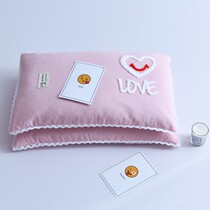 Full cotton washed cotton buckwheat pillow core breathable buckwheat shell kindergarten baby baby nap special small pillow pillow core