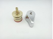 Full copper quick open flush valve hand press type squatting pan toilet accessories toilet flush valve knob type tap switch