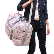 Large Capacity Folding Travel Bag Trendy Light Kindergarten Quilt Containing Luggage Bag Handbag single shoulder bag to be produced