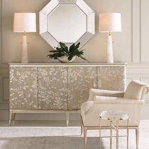 Side cabinet custom American beauty Home modern simple light luxury porch cabinet living room decoration cabinet storage cabinet Meike hand-painted
