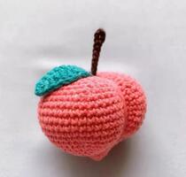 (057) Pink Peach Peach handmade wool tutorial doll crochet diagram