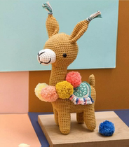 (377)pica pau series alpaca illustration manual wool tutorial doll crochet illustration