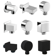 Total Copper Dark Loading Wall-Type Bath Shower Head Accessories Shower Hose adapter 4 Shower Head Connecting Head