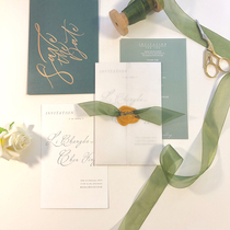 Playing paper home-customizable text simple invitation card printed photo simple wedding card thank you card containing envelope