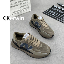 Small CKerwin thick bottom Agan shoes 2022 spring plus suede sports shoes 100 lap fashion casual shoes women light