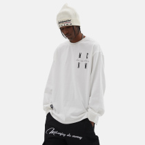 Medm National Tide long sleeve t shirt men and women spring and autumn to beat logo embroidery logos