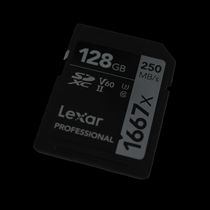 Lexar Lexar 128GB 1667X 250M S write 120MS UHS-II V60 high-speed camera card