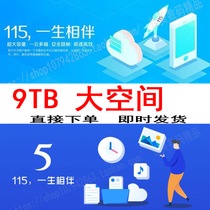 Lifetime phase companion 115 large space 9TB photographed i.e. shipped non-capacity expansion network disc cloud disc account number