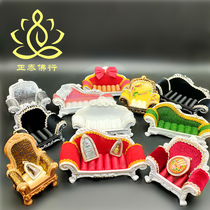 Thai Buddhas small sofas for table base dust-proof placement containing box swing suede multi-paragraph optional aesthetically pleasing