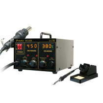 Taiwan Baogong digital display soldering iron two-in-one SMD blow welding table Hot air drawing desoldering table SS-989H~