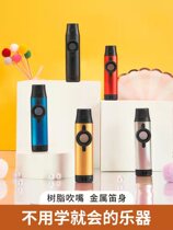 Metal Kazoo flute professional Kazoo Zukka flute beginner guitar accompaniment niche instrument is simple and easy to learn