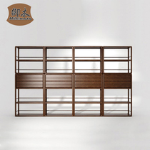 New Chinese wood executive desk office furniture combination simple high-end office desk zhong ban tai tea shu hua zhuo desk