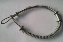 Accessories High pressure tubing Tubing protection rope length customized 304 explosion-proof chain Stainless steel wire rope material