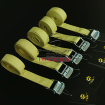 High temperature resistant fire retardant pressure buckle binding tape 25mm wide aramid kevlar braided tape Acid and alkali resistant high strength