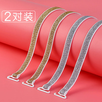 Underwear belt cross bra belt Bra belt beauty back non-slip womens thin shoulder strap accessories wild can expose sexy