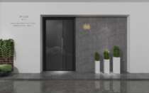 Golden See Shield Entrance Doors Foundry Aluminum Villa Gate High-end Atmosphere Security Door Safety Door Outdoor Door Explosion Protection Door 003