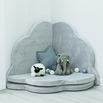 Baby climbing mat children padded stitching foldable tent with petal cloud mat living room home