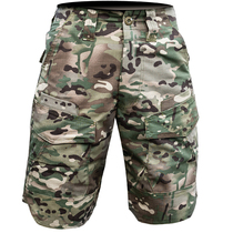 Summer thin section CP camouflan shorts male multiple pockets 50% pants in pants military fans for pants loose clothing Outdoor